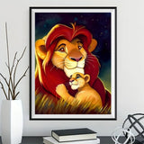 Löwe 5d Diy Diamond Painting Diamant Malerei Set MJ9232