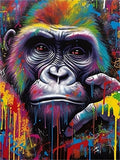 Affe 5d Diy Diamond Painting Diamant Malerei Set MJ9616