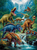 Dinosaurier 5d Diy Diamond Painting Diamant Malerei Set MJ9720