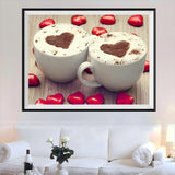 Kaffee 5d Diy Diamond Painting Diamant Malerei Set NA0988