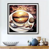 Kaffee 5d Diy Diamond Painting Diamant Malerei Set NB0129