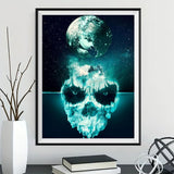 Schädel 5d Diy Diamond Painting Diamant Malerei Set PX6544512