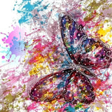 Schmetterling 5d Diy Diamond Painting Diamant Malerei Set QB5497