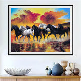 Pferd 5d Diy Diamond Painting Diamant Malerei Set SS1134300746