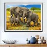 Elefant 5d Diy Diamond Painting Diamant Malerei Set SS157510229