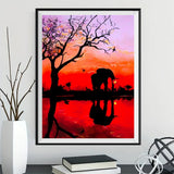 Elefant 5d Diy Diamond Painting Diamant Malerei Set SS1861403728