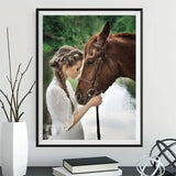 Tier und Mensch 5d Diy Diamond Painting Diamant Malerei Set SS284515475