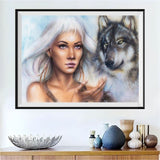Tier und Mensch 5d Diy Diamond Painting Diamant Malerei Set SS292277759