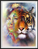 Tiger 5d Diy Diamond Painting Diamant Malerei Set SS350471198