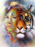 Tiger 5d Diy Diamond Painting Diamant Malerei Set SS350471198