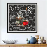 Kaffee 5d Diy Diamond Painting Diamant Malerei Set VM09610