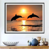 Delphin 5d Diy Diamond Painting Diamant Malerei Set VM8400