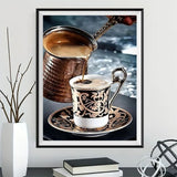 Kaffee 5d Diy Diamond Painting Diamant Malerei Set VM8883