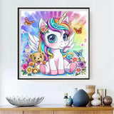 Einhorn 5d Diy Diamond Painting Diamant Malerei Set FL3196