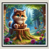 Katze 5d Diamond Painting /Diamant Malerei Set PL9184