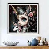 Einhorn 5d Diy Diamond Painting Diamant Malerei Set FL3193