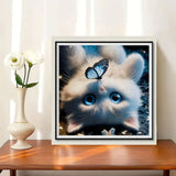 Katze 5d Diamond Painting /Diamant Malerei Set  PL1119
