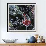 Wein 5d Diy Diamond Painting Diamant Malerei Set VM9616