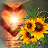 Sonnenblume 5d Diy Diamond Painting Diamant Malerei Set VM9874