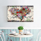 Herz 5d Diy Diamond Painting Diamant Malerei Set VM20044