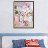 Blume 5d Diy Diamond Painting Diamant Malerei Set VM9508