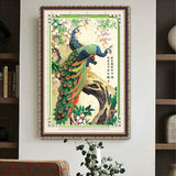 Pfau 5d Diy Diamond Painting /Diamant Malerei Set VM8166