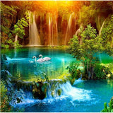 Wasserfall 5d Diy Diamond Painting Diamant Malerei Set VM9466