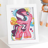 Einfach für Kinder Diamond Painting Kits Anfänger Kunsthandwerk mit Rahmen DP8005