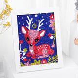 Einfach für Kinder Diamond Painting Kits Anfänger Kunsthandwerk mit Rahmen DP8006