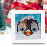 Einfach für Kinder Diamond Painting Kits Anfänger Kunsthandwerk mit Rahmen DP8025