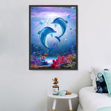 Delfin 5d Diy Diamond Painting Diamant Malerei Set DS180109938
