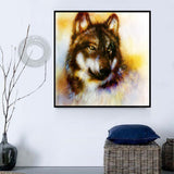 Wolf 5d Diy Diamond Painting Diamant Malerei Set DS53566392