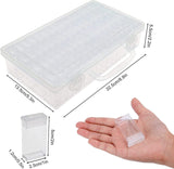 64 Grids 5D Diamond Painting Box Aufbewahrungsbehälter Diamond mit 200 Etikettenaufklebern DT9001