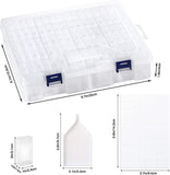 64 Grids 5D Diamond Painting Box Aufbewahrungsbehälter Diamond mit 200 Etikettenaufklebern DT9001