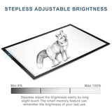 Tragbare Tracing LED Copy Board Light Box Ultradünne einstellbare USB-Stromversorgung zum Zeichnen DT9004