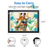 Tragbare Tracing LED Copy Board Light Box Ultradünne einstellbare USB-Stromversorgung zum Zeichnen DT9004