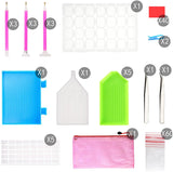 127pcs 5D DIY Diamant Malerei Zubehör und Werkzeuge Kits DT9013
