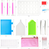 127pcs 5D DIY Diamant Malerei Zubehör und Werkzeuge Kits DT9013