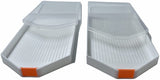 4 Diamant-Malschalen mit Deckeln/Abdeckungen, 2 Perlenschalen und 2 Deckeln DT9014