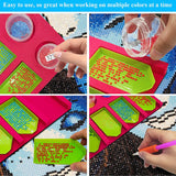 Diamond Painting Zubehör Tablett-Organizer für Aufbewahrungsboxen Behälter DT9017