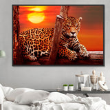 Leopard 5d Diy Diamond Painting Diamant Malerei Set IT513873440
