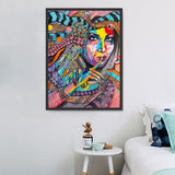Porträt 5d Diy Diamond Painting Diamant Malerei Set IT529062018