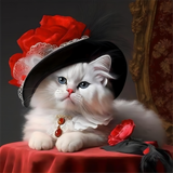 Katze 5d Diy Diamond Painting Diamant Malerei Set MJ1001