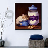 Katze 5d Diy Diamond Painting Diamant Malerei Set MJ1037