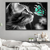 Katze 5d Diy Diamond Painting Diamant Malerei Set MJ1048