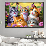Katze 5d Diy Diamond Painting Diamant Malerei Set MJ1052