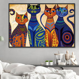 Katze 5d Diy Diamond Painting Diamant Malerei Set MJ1057