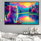 Katze 5d Diy Diamond Painting Diamant Malerei Set MJ1059