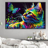 Katze 5d Diy Diamond Painting Diamant Malerei Set MJ1063