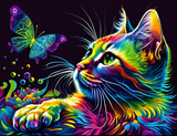 Katze 5d Diy Diamond Painting Diamant Malerei Set MJ1063